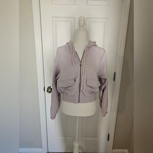 Aerie Women's Lavender Hooded Jacket‎